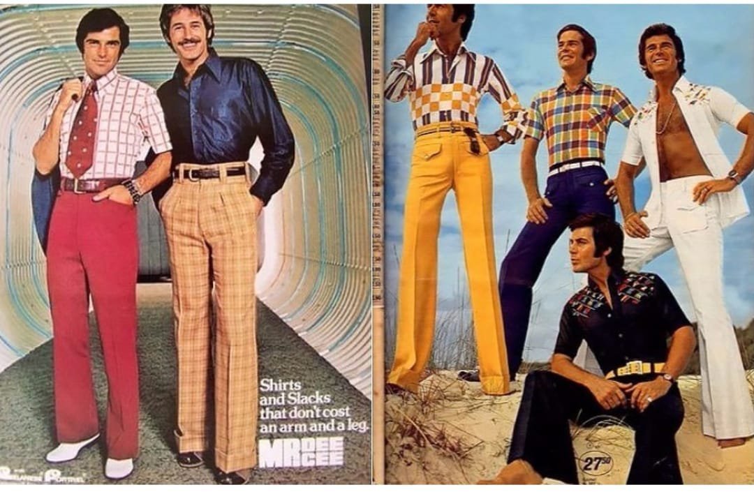 roupas dos anos 70 e 80